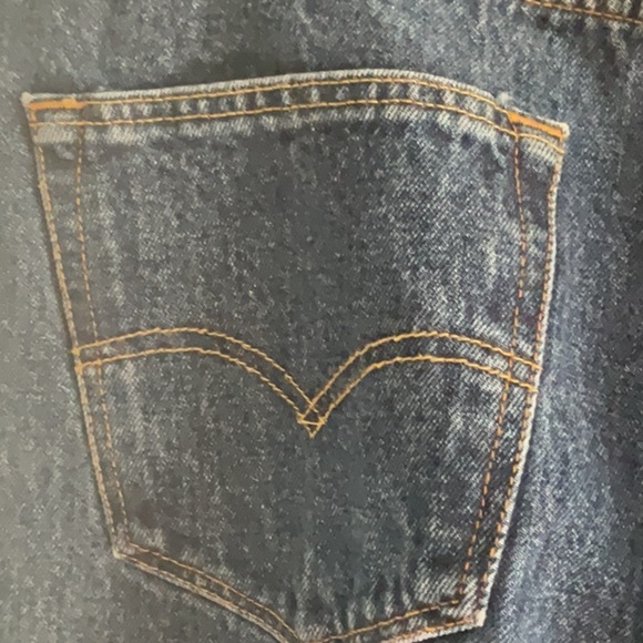 Levi's Classic Blue Straight Jeans - Picture 5 of 10